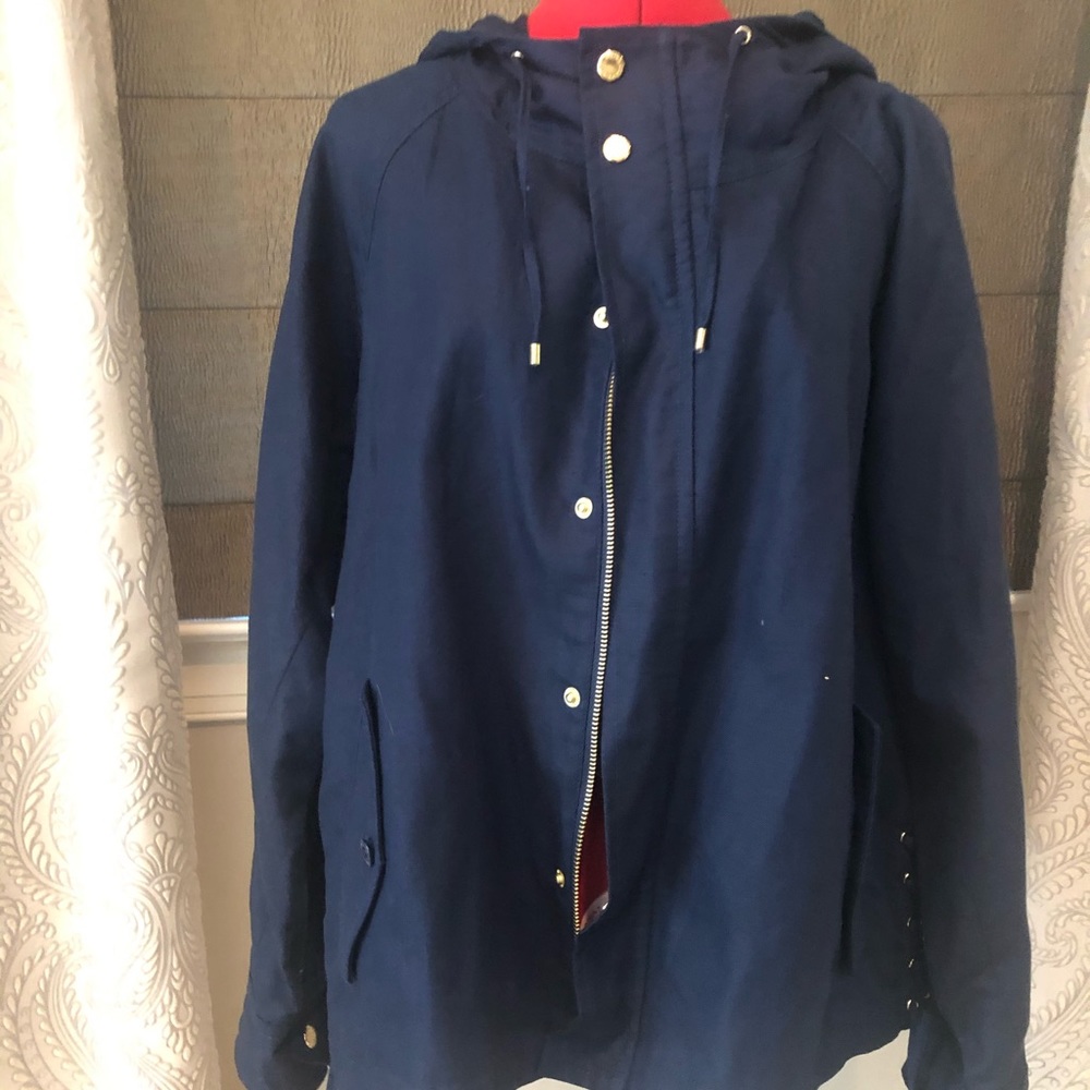 Lauren Ralph Lauren Linen/Cotton Blend Jacket